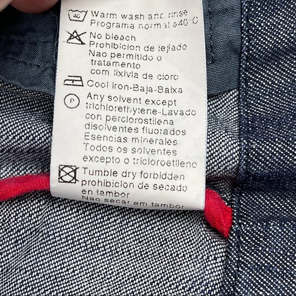 KENZO Junior Denim Jean Designer Top Embroidery 3T - Picture 15 of 15